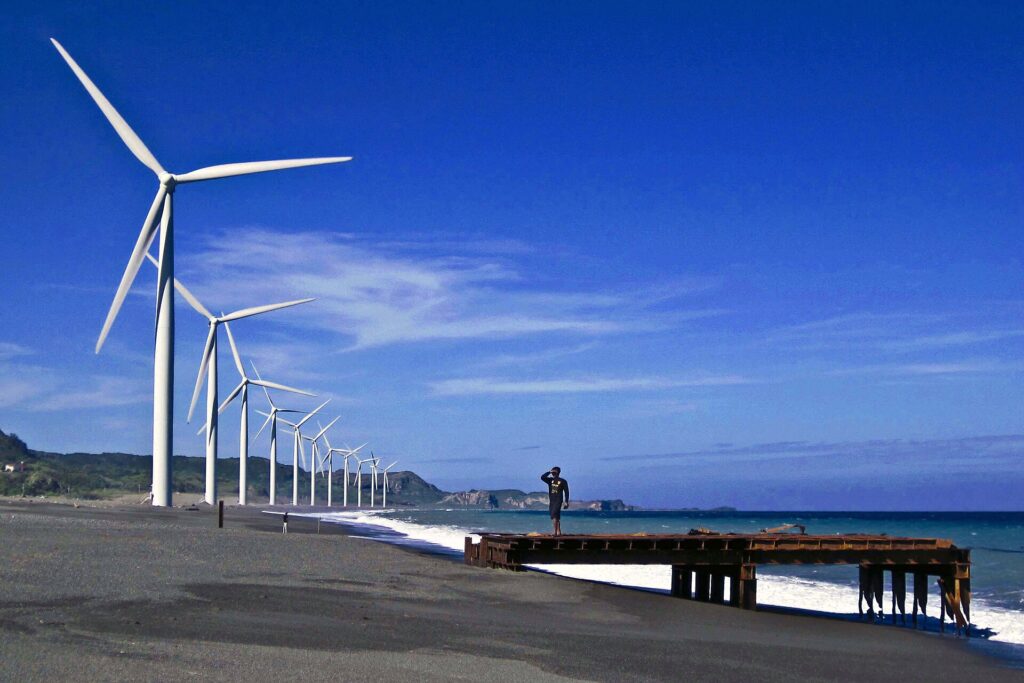 Not only to enjoy the scenic surroundings but also contribute to the promotion of clean, renewable energy.